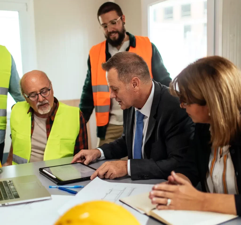 Managers meeting to discuss CDM Regulations