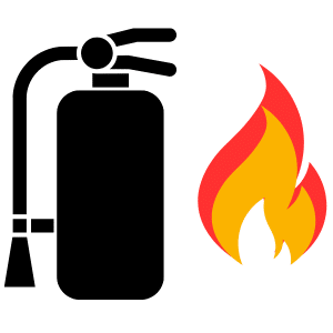 Screenshot of Fire Door Installation mock test with multiple-choice health and safety questions