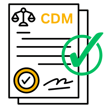 Screenshot of Fire Door Installation mock test with multiple-choice health and safety questions