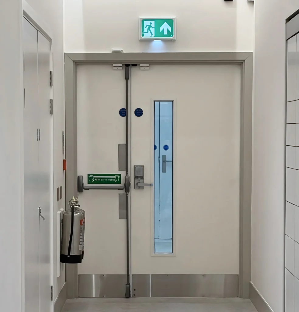 Emergency Lighting Sign As Part Of An Emergency Lighting System