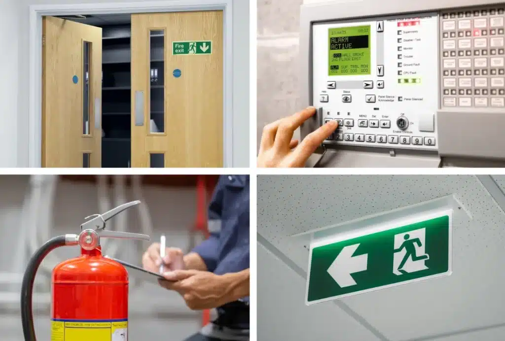 Emergency Lighting Sign As Part Of An Emergency Lighting System