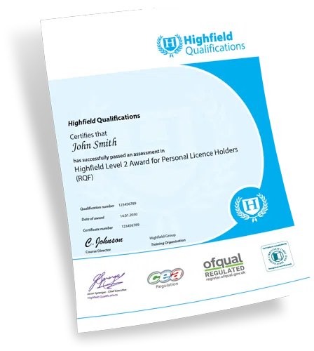 Sample Harness & Lanyard Inspection Certificate