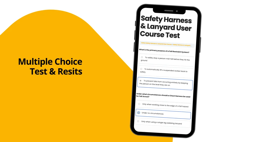 Sample Harness Inspection Course Pages