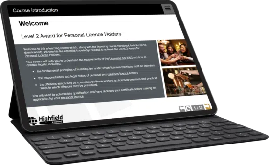 Sample of APLH course content