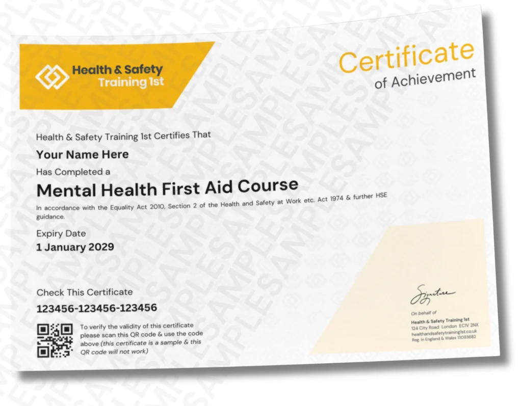 Fire Door Awareness Certificate