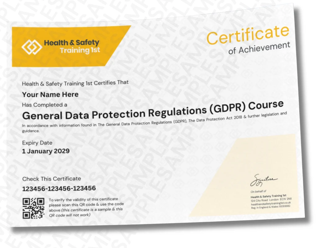 Sample Harness & Lanyard Inspection Certificate